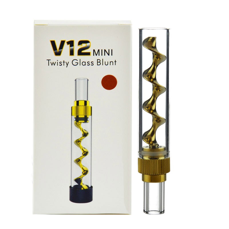 V12 Easily Pack Carry Wholesale Afforable Twisty Glass Pipes for Smoking -  China Twisty Glass Pipe and Packable Pipes price