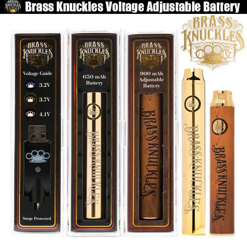 Buy Brass Knuckles Vape Battery 900mAh Adjustable