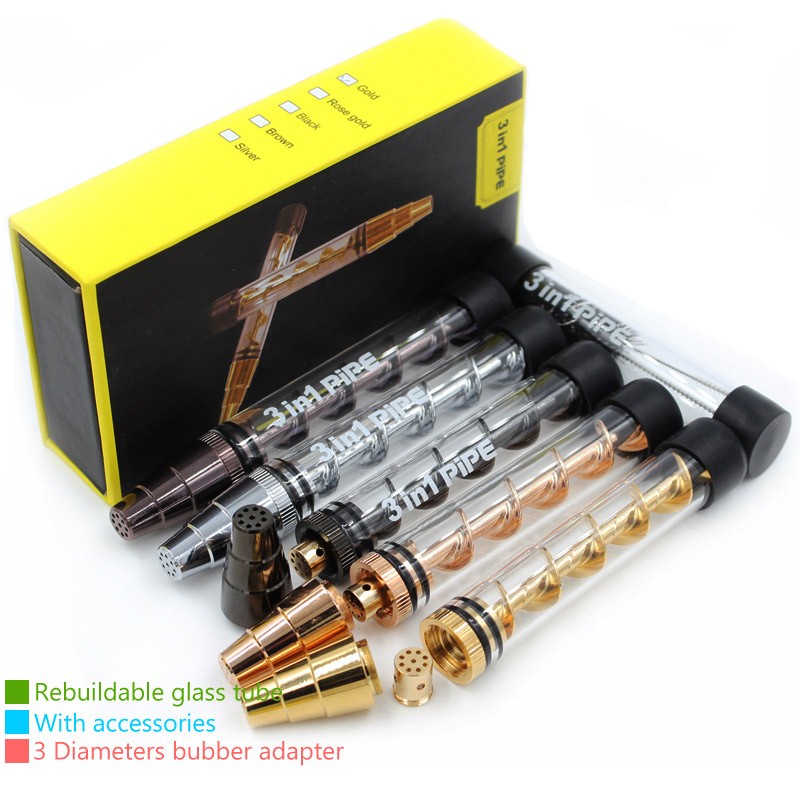 V12 Twist Screw Smoking Pipe Glass Twisty Blunt Wholesale - Gold - China  Twist Pipe and Smoking Pipe price