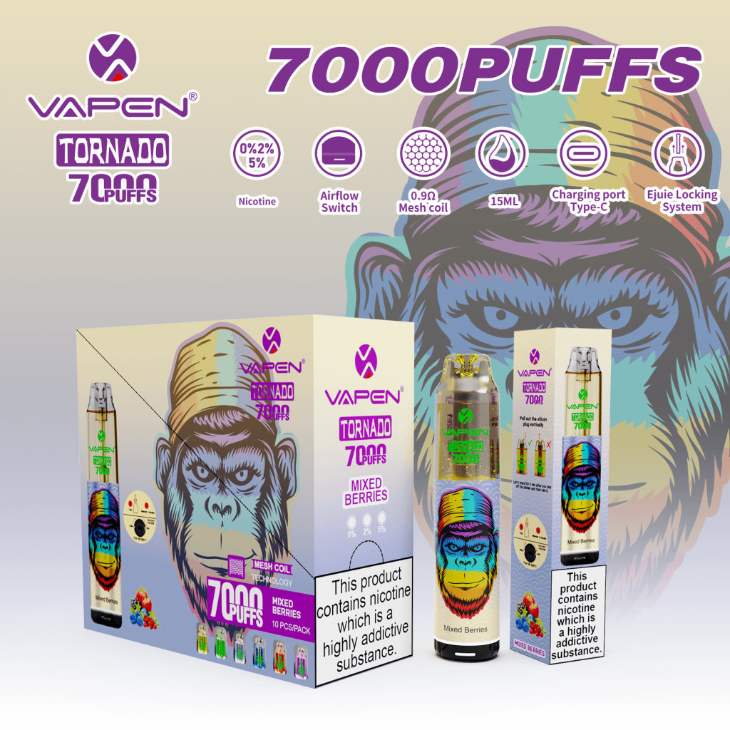 VAPEN Tornado 7000puffs Oil Core Separation Disposable Vape