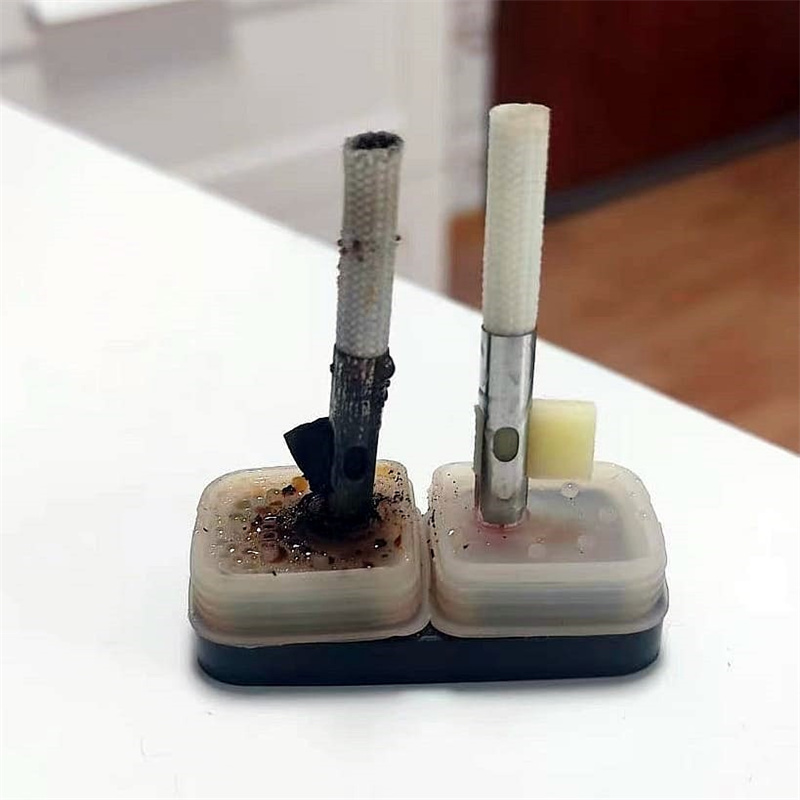 Burning inside the electronic cigarette